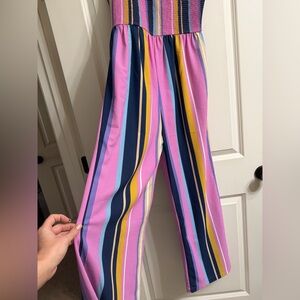 Blu Pepper Multicolor Striped Jumpsuit